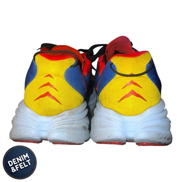 Hoka Rincon 3 Men’s Running Shoes | Color: Black/Dazzling Blue | PREOWNED!!🔥👟 - Picture 11 of 16